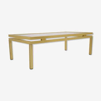 Table basse Pierre Vandel Paris des années 70 design moderniste minimaliste