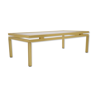 Table basse Pierre Vandel Paris des années 70 design moderniste minimaliste