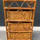 Rattan chest of drawers