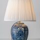 Vintage table lamp in blue and white ceramic from Delft, signed Makkum, hand-painted, 1950s