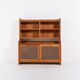 Vintage Danish 2 piece Oregon pine cabinet Collection Fuglsang