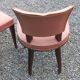 Pair of vintage low-backed bedroom chairs from the 1930s/1950s
