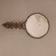 Brass hand mirror, 10 cm