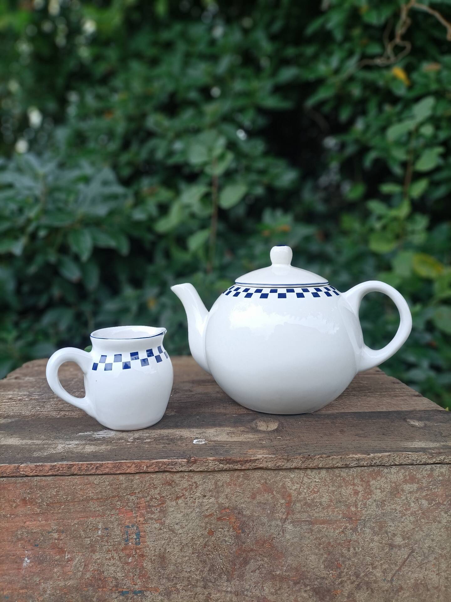 Retro Brass Teapot and Milk Jug Set, Country Style 💐