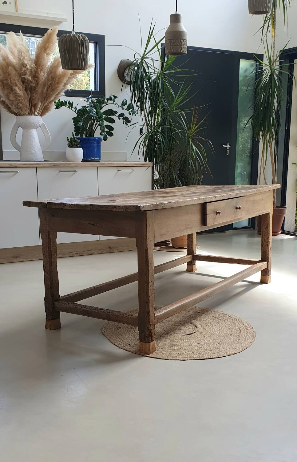 Antique farmhouse table