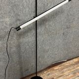 Vintage Italian neon lamp in black iron