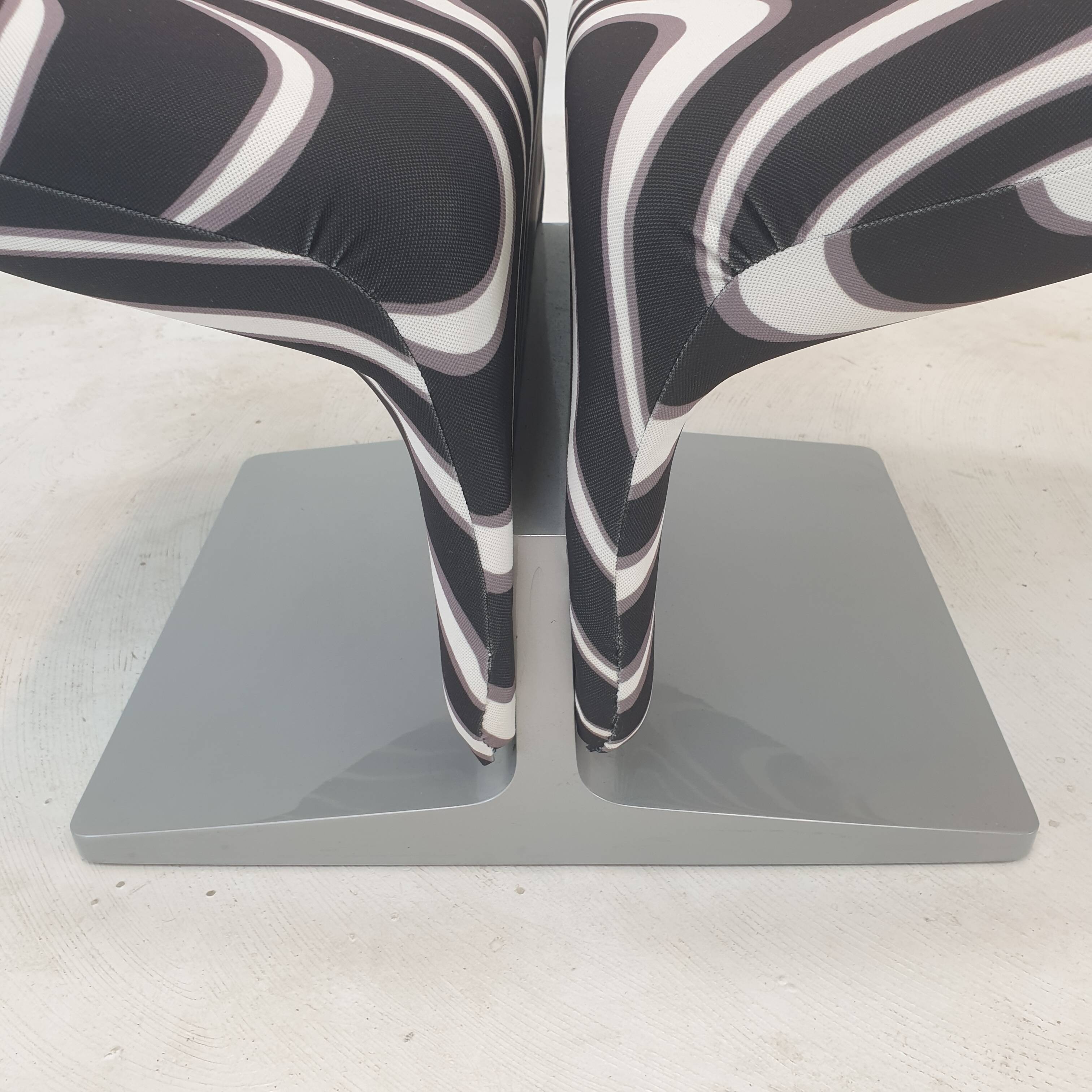 Ribbon Chair With Ottoman by Pierre Paulin for Artifort, 1990's