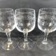9 verres  à vin cristal