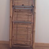 Bamboo ladder shelf