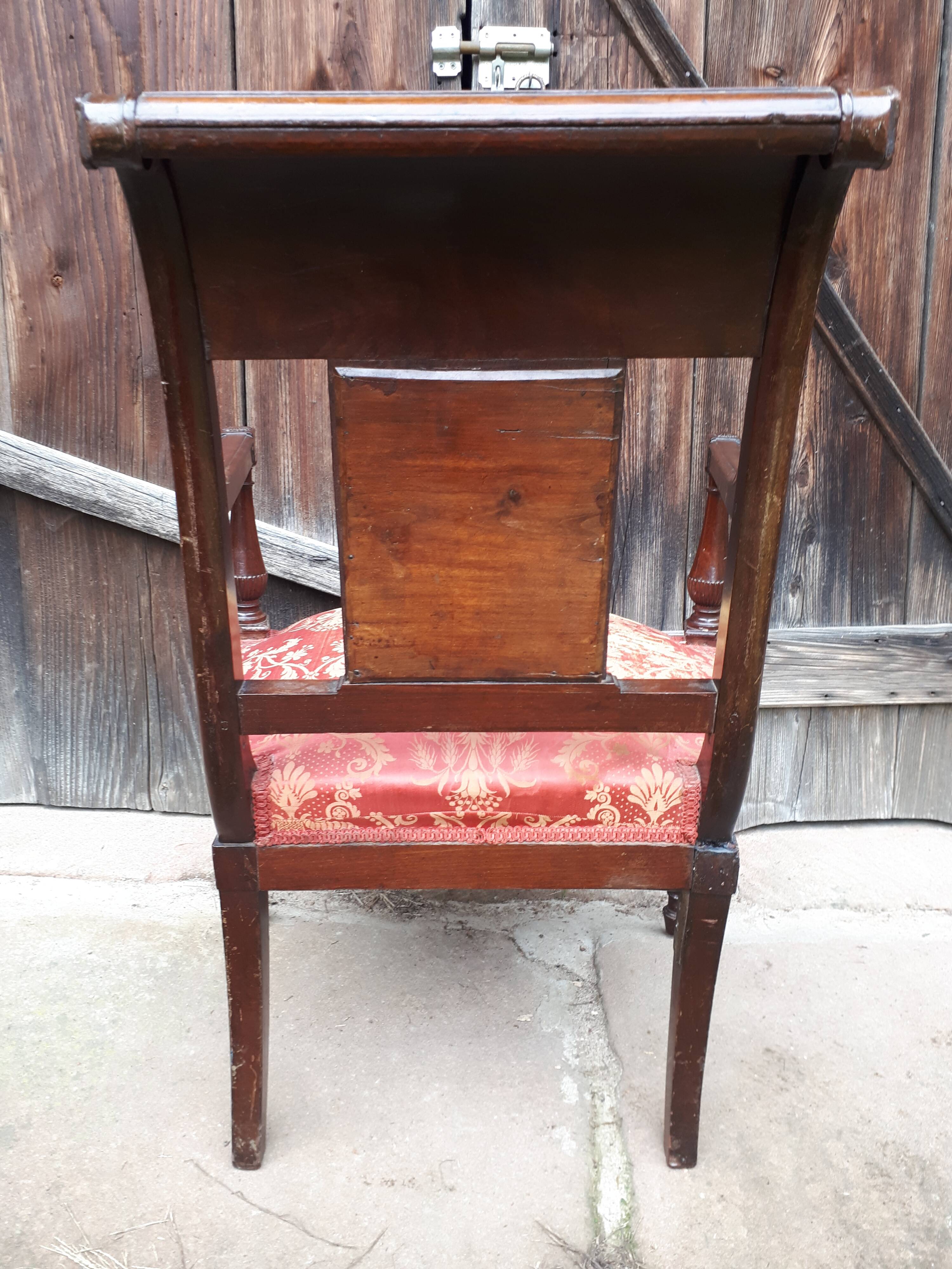 Pair of Jacob Desmalter armchairs