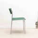 Martin Visser chair green and chrome
