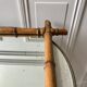 Wooden barber mirror style bamboo years 1920-1930 53 x 67 cm