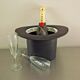 Vintage french hard plastic top hat champagne ice bucket  moet & chandon 3034