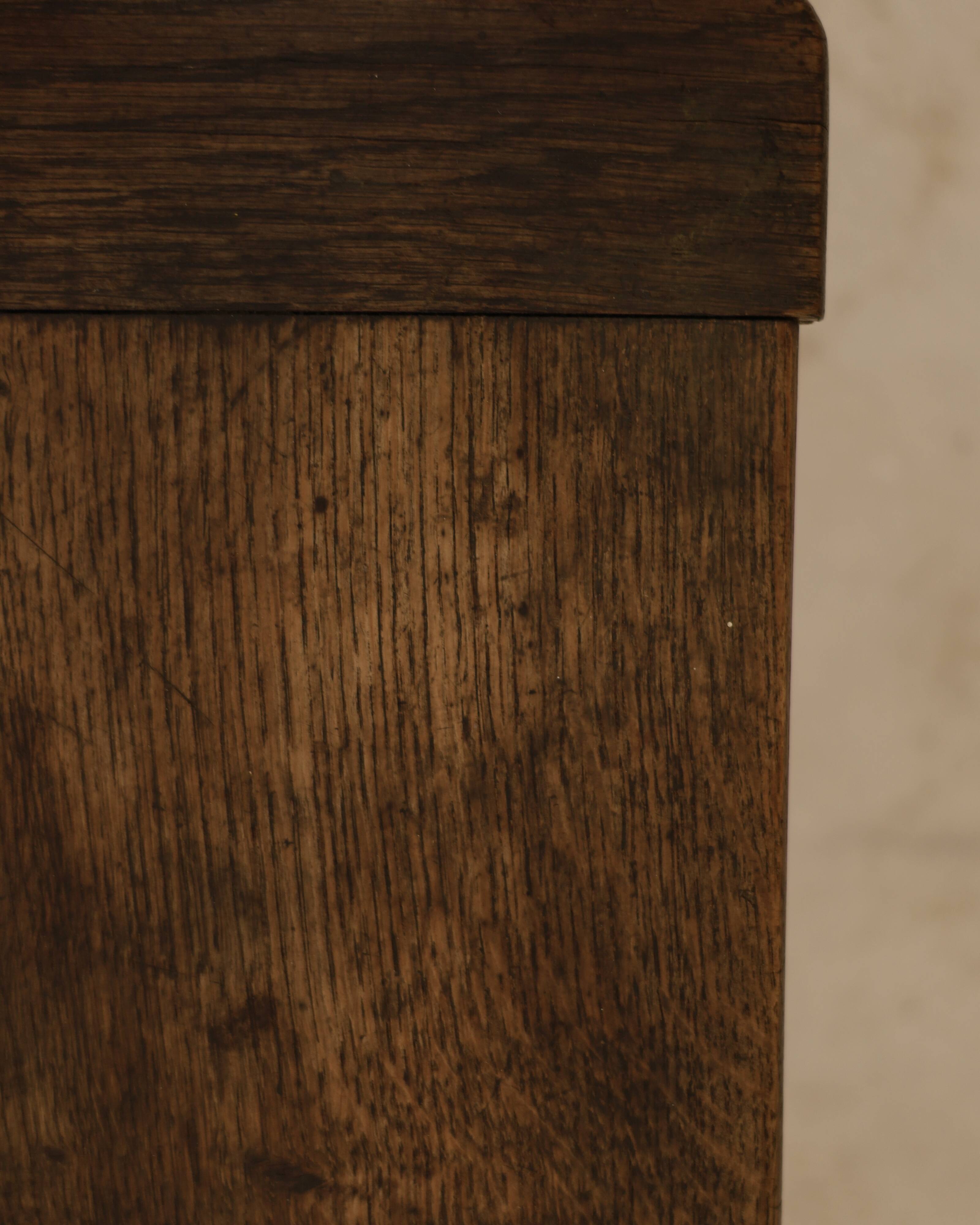 Solid wood table, France, 1940s