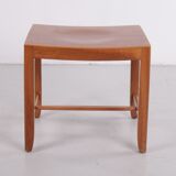 Danish beech wood sidetable / stool, 1960s