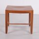 Danish beech wood sidetable / stool, 1960s