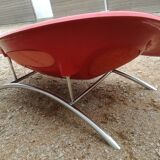 Red sofa Amaki poltrona by designer Gorgio Gurioli