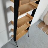 Bibliothèque modulable autoportante scandinave , années 60