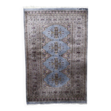 Vintage Uzbek Bukhara handmade rug 95 cm x 147 cm 1950s