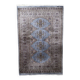 Vintage Uzbek Bukhara handmade rug 95 cm x 147 cm 1950s