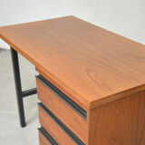 Desk wood and metal, 1970