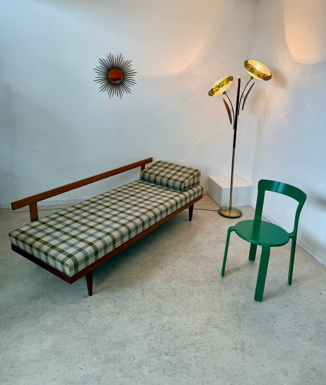 Ancien canapé Daybed scandinave "Svane", Haldor Vik et Ingmar Relling par Ekornes design scandinave Norvège 1960