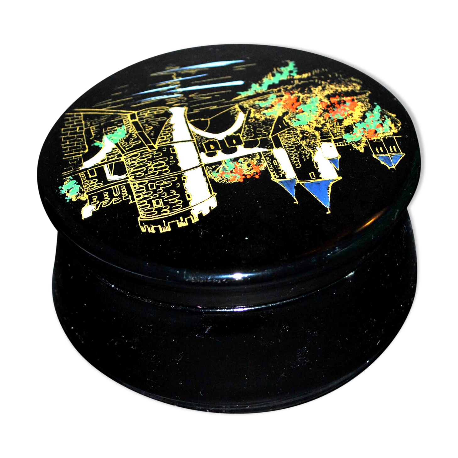 Black box in Longwy enamels - Architecture décor