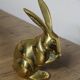 Lapin en laiton