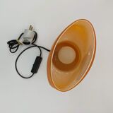 Orange glass paste lamp