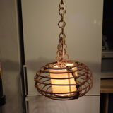 Rattan hanging lamp