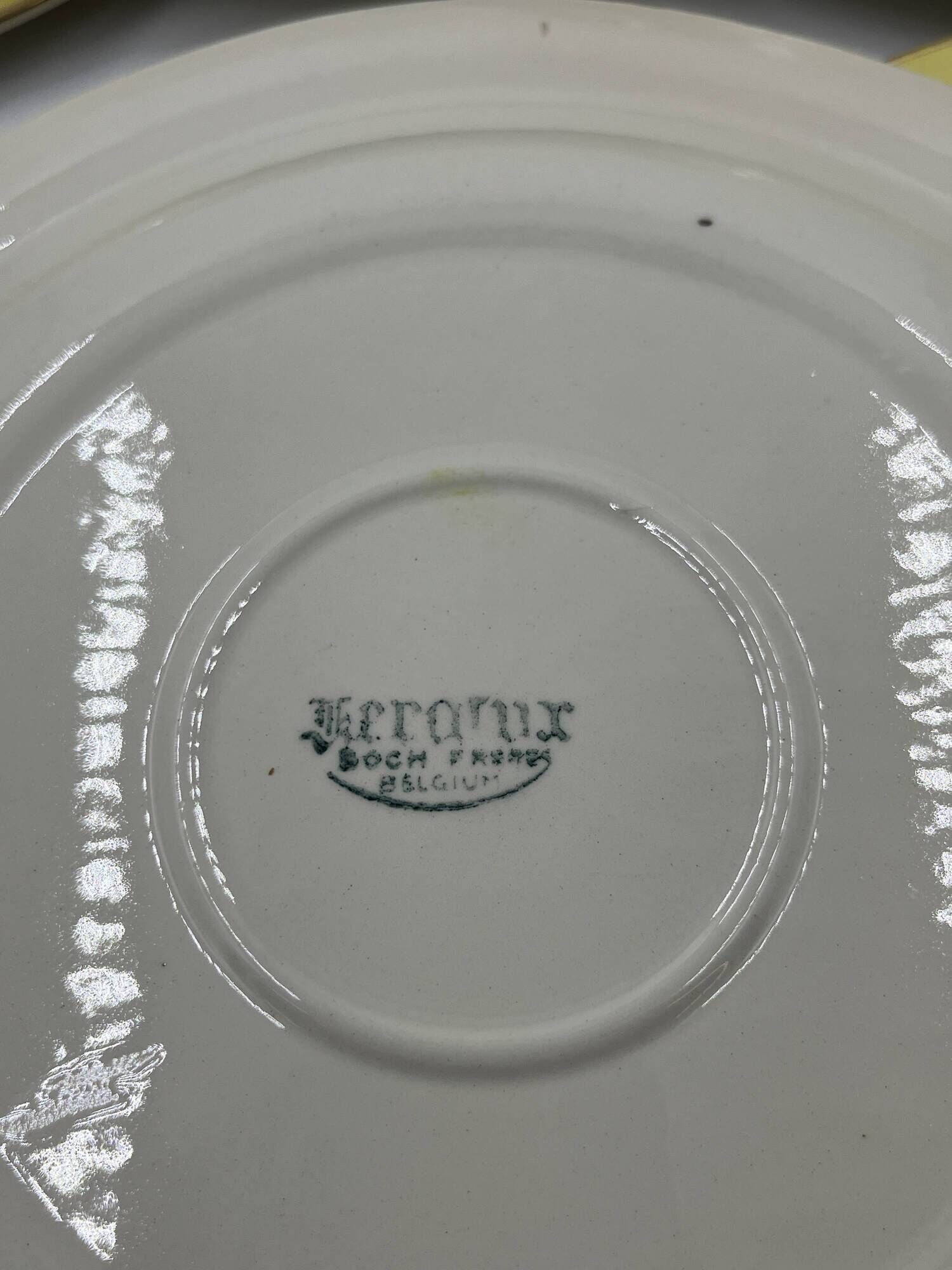 Keralux Boch earthenware plates