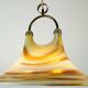 Grande lampe suspendue cosack en acrylique et laiton des années 1970 style spatial