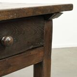 Antique 18th century Southern European coffee table made of chestnut wood