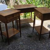 small desk and matching nightstands
