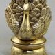 Antique Brass Peacock Vase, Home Decor, Modern Living Room Accent
