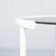 Lacquered side table with two shelves, France, 1970s