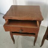 Oak bedside table