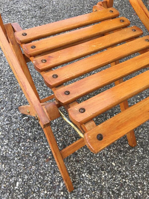 Chaise pour enfant en bois pliante