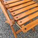Folding wooden chair