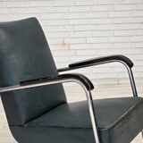 1950s, Scandinavian armchair in Bauhaus style, original condition.
