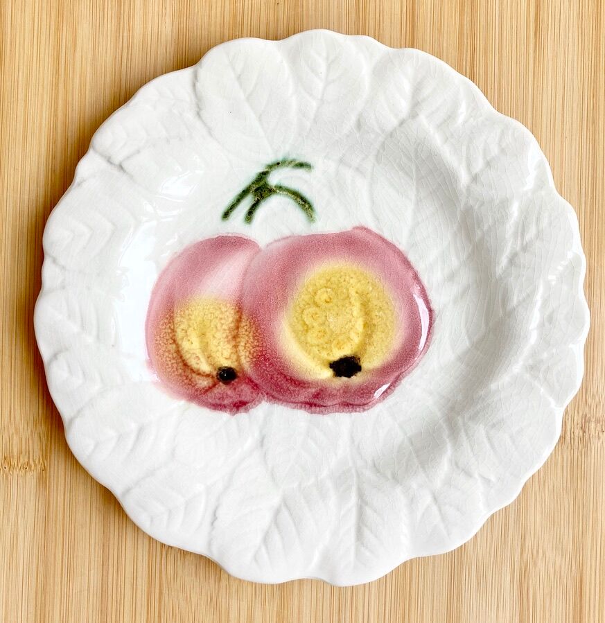 Barbotine Sarreguemines plates