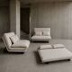 Wittmann bed sofa Model Colli two-seater by Franz Rendl, design 1985, top condition / original upholstery