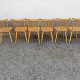 Bistro chair year 50 60 lot of six