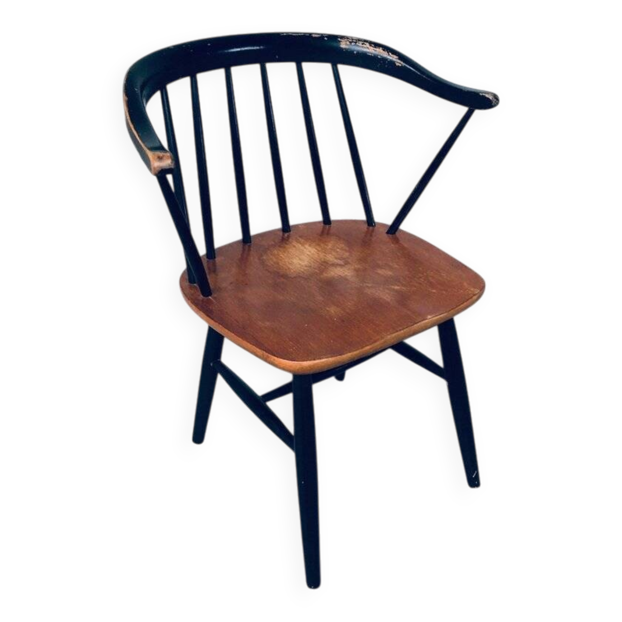 Set of Mid-Century Modern Fanett Armchairs, Denmark, 1950s