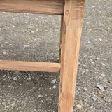 Vintage solid oak farmhouse table