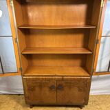 Art Deco Vintage Bookcase / Display Cabinet – 1930s–1940s