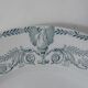 Dish or cake compiegne, terre de fer