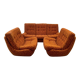 eastern bloc vintage living room set by jitona, czechoslovakia, 1970s