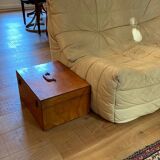 Vintage wooden toolbox chest