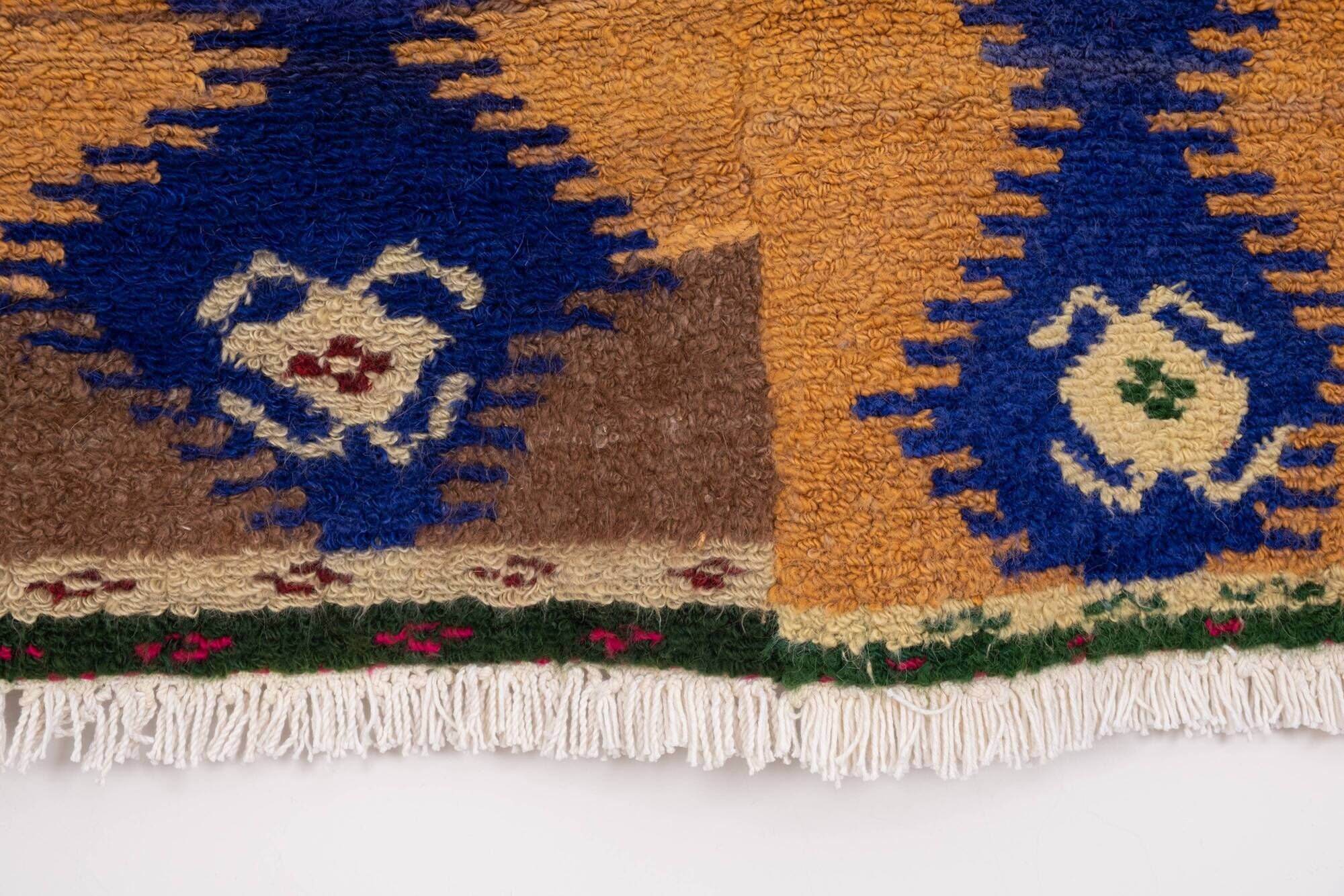 Turkish shaggy tulu carpet, 1970s